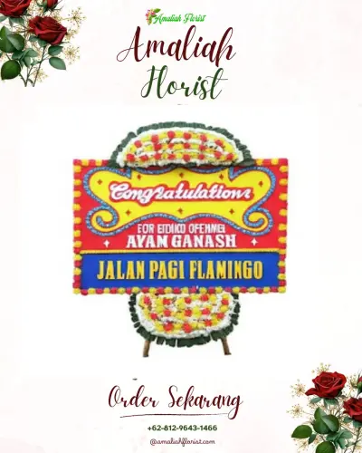 Bunga Papan Congratulation di Gongseng